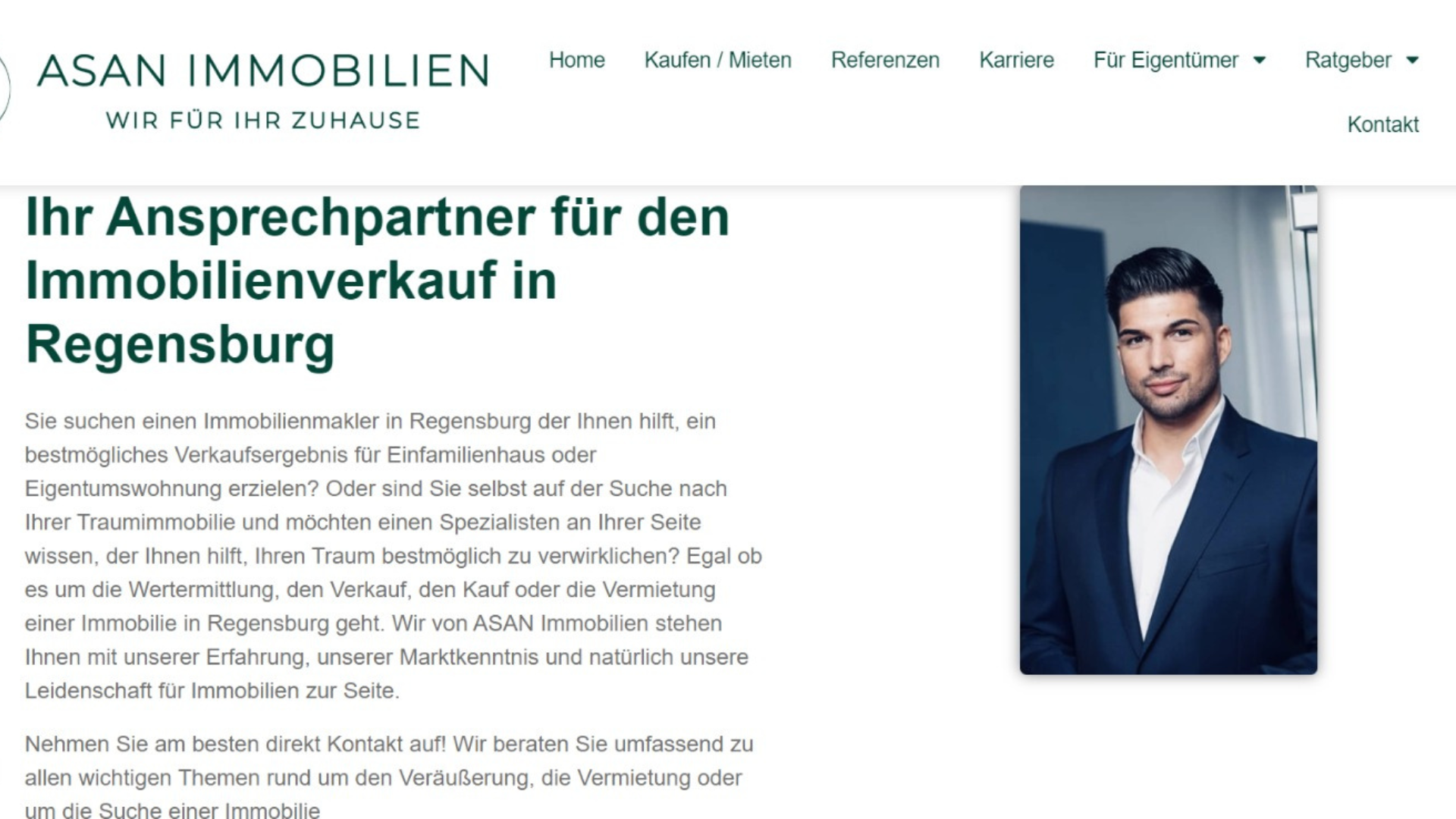 Asan Immobilien - Ihr Immobilienmakler in Regensburg und Umgebung