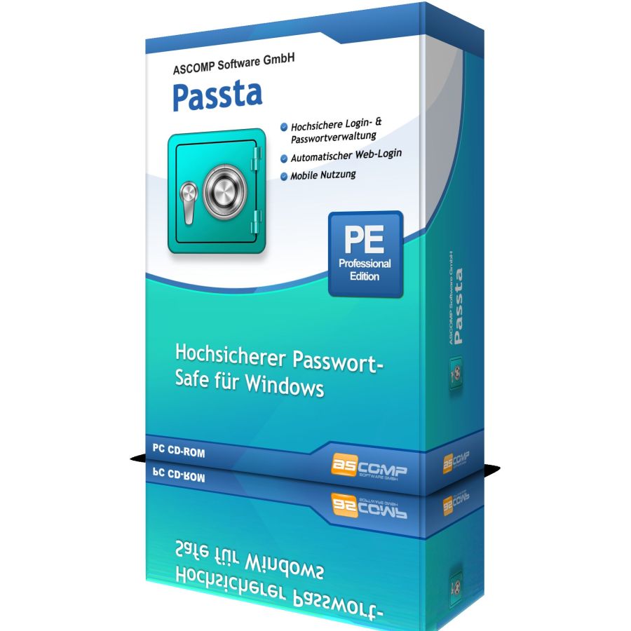 ASCOMP Passta: Sicherer Passwortmanager für Windows, iOS und Android. (© )