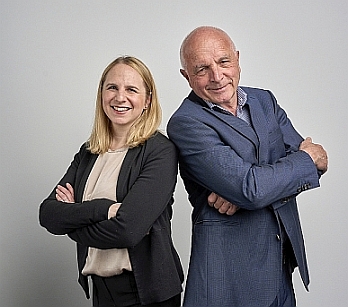 Stefanie Sander und Firmengründer Dieter Sander; Rechte: ISOPROFIL GmbH & Co. KG