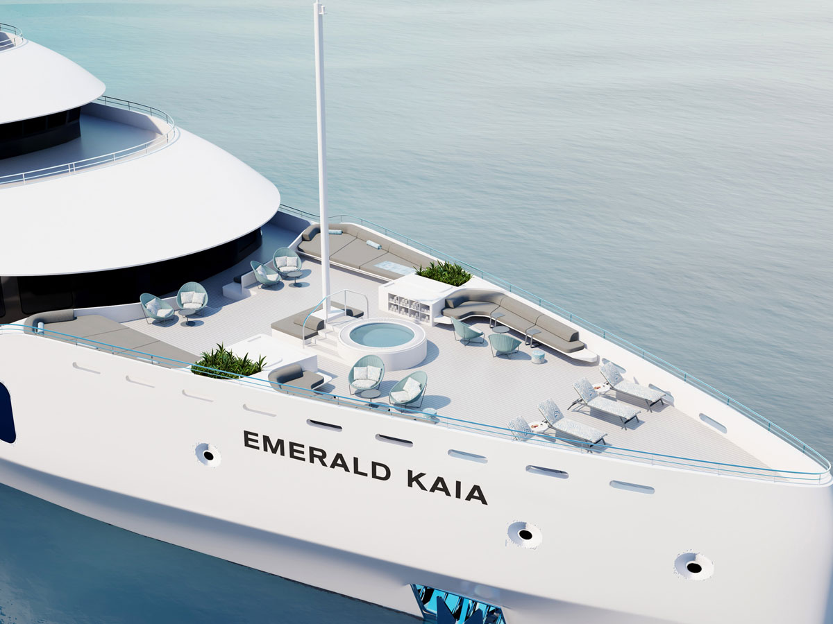 Neue Superyacht Emerald Kaia (C) Scenic Gruppe Neue Superyacht Emerald Kaia (C) Scenic Gruppe
