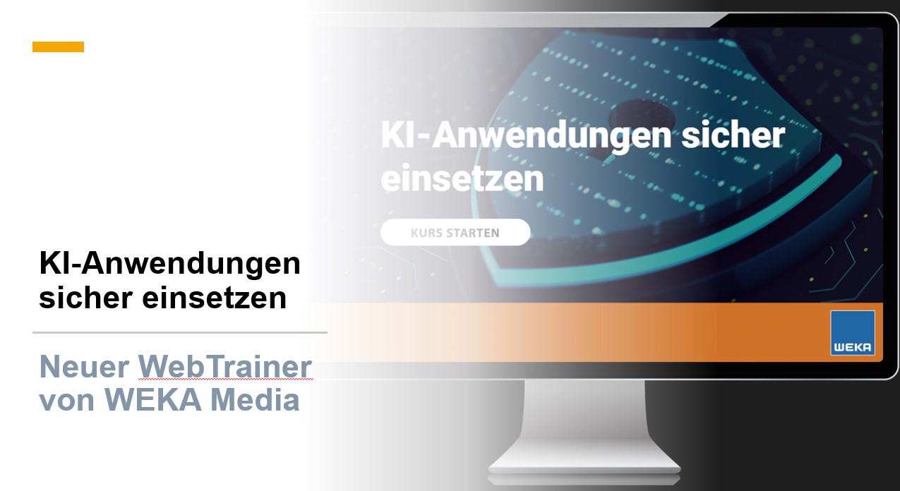 Der E-Learning-Kurs von WEKA Media sensibilisiert zum Thema KI Der E-Learning-Kurs von WEKA Media sensibilisiert zum Thema KI