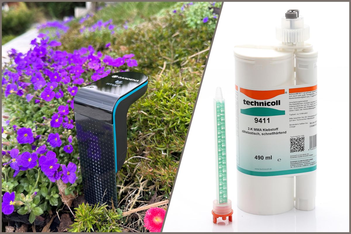 Sensortechnik smart verklebt: Gardena setzt auf das Klebstoff-Know-how von Ruderer. (© RUDERER Klebetechnik GmbH) Sensortechnik smart verklebt: Gardena setzt auf das Klebstoff-Know-how von Ruderer. (© RUDERER Klebetechnik GmbH)