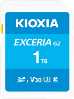 SD-Speicherkarte KIOXIA EXCERIA G2 (Quelle: KIOXIA) SD-Speicherkarte KIOXIA EXCERIA G2 (Quelle: KIOXIA)