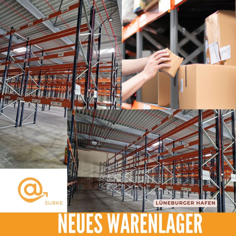 Warenlager Subke Logistik und Fulfillment (© Subke GmbH) Warenlager Subke Logistik und Fulfillment (© Subke GmbH)