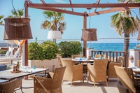 Restaurantterasse mit herrlichem Ausblick Restaurantterasse mit herrlichem Ausblick