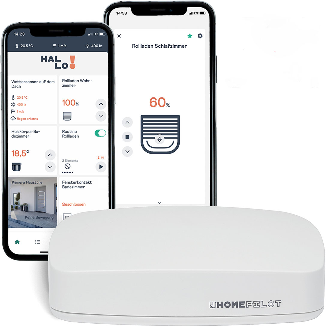 Smart Home ganz einfach: Alle Geräte von HOMEPILOT lassen sich leicht per Plug-and-play einbauen. (Bildquelle: @Homepilot) Smart Home ganz einfach: Alle Geräte von HOMEPILOT lassen sich leicht per Plug-and-play einbauen. (Bildquelle: @Homepilot)