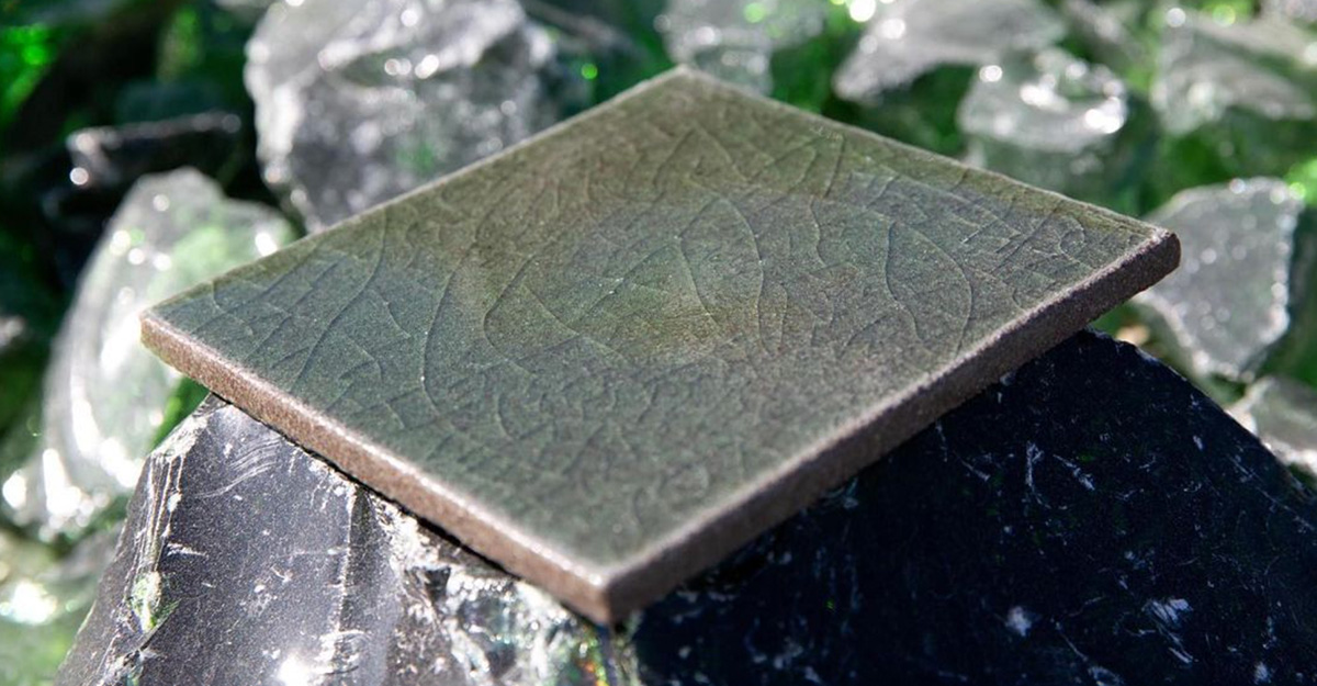Shards Fliesen sind zu 100% recycelbar (© Shards GmbH) Shards Fliesen sind zu 100% recycelbar (© Shards GmbH)