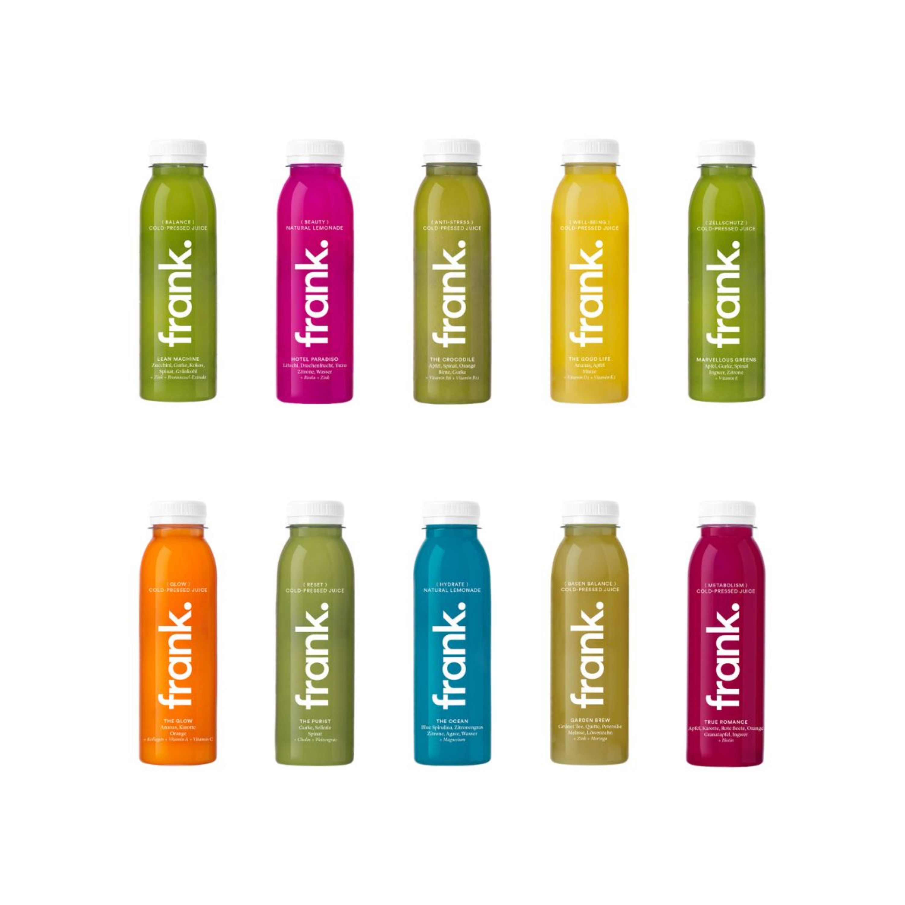 Jetzt noch nährstoffreicher: frank. Juices Jetzt noch nährstoffreicher: frank. Juices