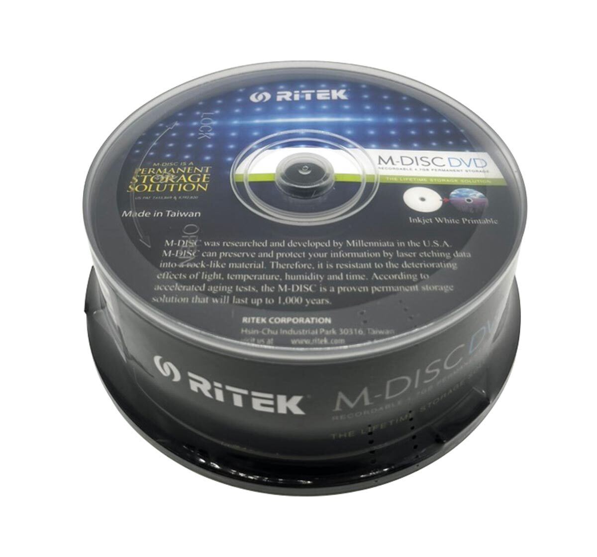 Nur bei Kronenberg erhältlich.: M-DISC DVD für Langzeitarchivierung (Die Bildrechte liegen bei dem Verfasser der Mitteilung.)