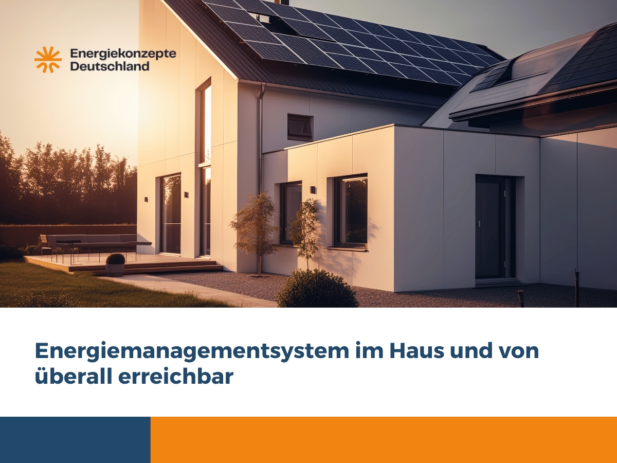 Energiekonzepte Deutschland GmbH - Energiemanagementsystem (Die Bildrechte liegen bei dem Verfasser der Mitteilung.) Energiekonzepte Deutschland GmbH - Energiemanagementsystem (Die Bildrechte liegen bei dem Verfasser der Mitteilung.)