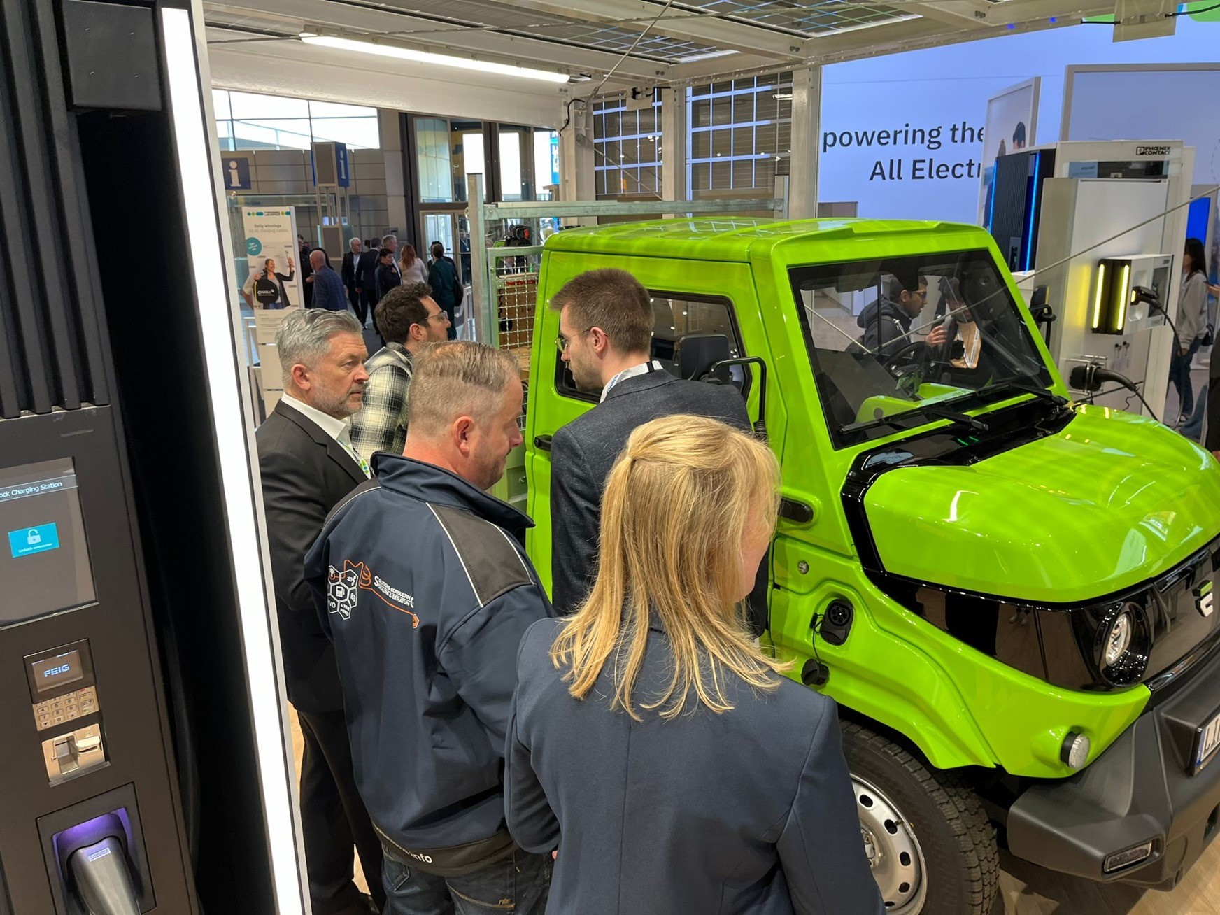 Großes Interesse für die elektrischen Nutzfahrzeuge von EVUM Motors