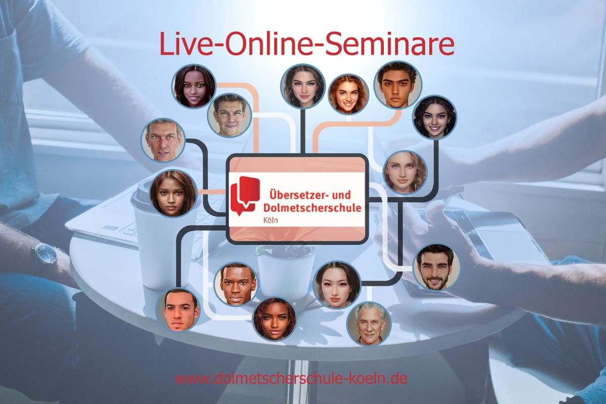 Live-Online-Seminare an der Übersetzer- und Dolmetscherschule: Infoabend 16.5.24 (© RBZ) Live-Online-Seminare an der Übersetzer- und Dolmetscherschule: Infoabend 16.5.24 (© RBZ)
