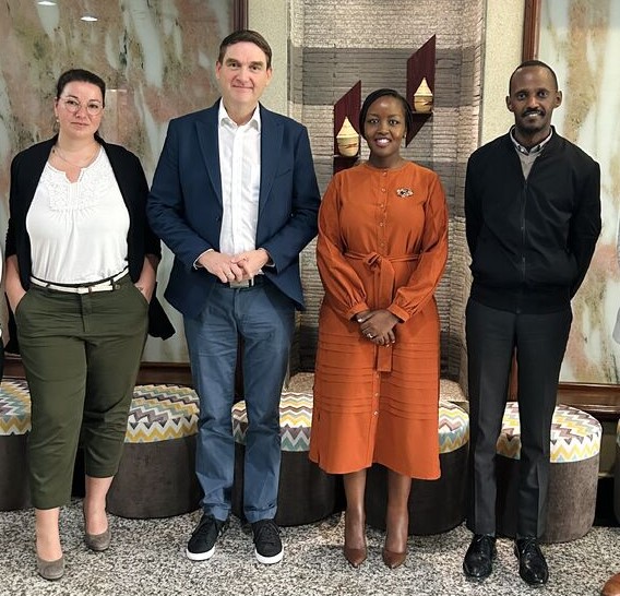Vertreter des BITMi und der Rwanda ICT Chamber mit Paula Ingabire, Minister of ICT (Die Bildrechte liegen bei dem Verfasser der Mitteilung.)
