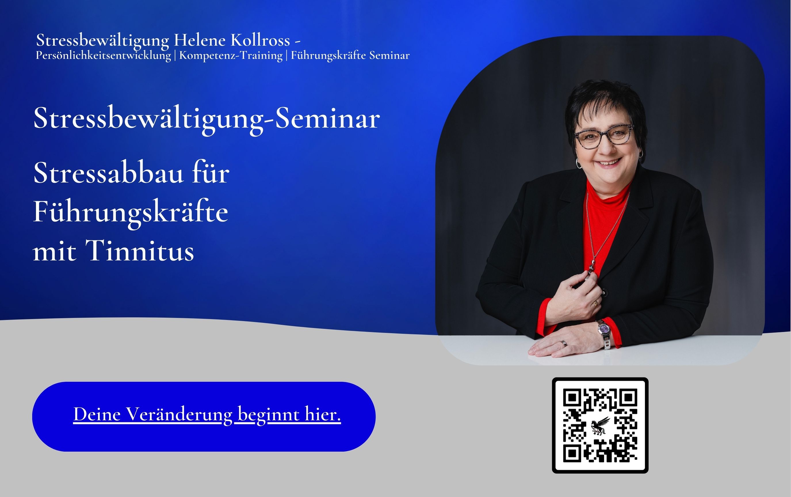 Persönlichkeitsentwicklung Seminar - Stressabbau für Führungskräfte mit Tinnitus. (Die Bildrechte liegen bei dem Verfasser der Mitteilung.)