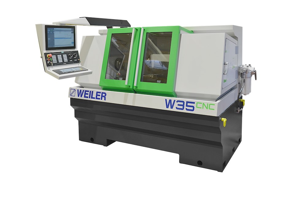 WEILERs Erste Universal-CNC-Präzisions-Drehmaschine W 35 CNC für die Ausbildung (Foto: WEILER).