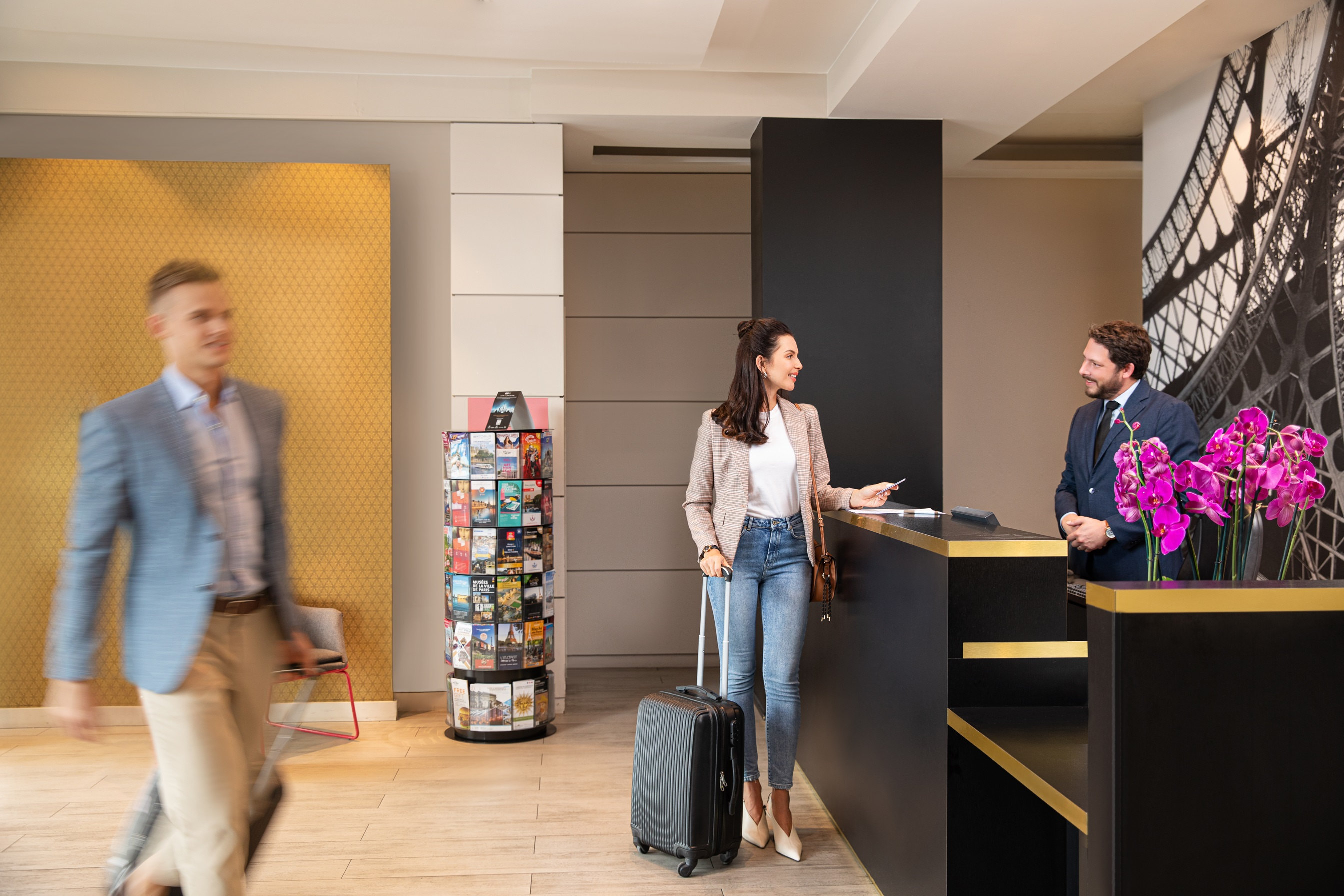 Check-in im Citadines Tour Eiffel in Paris. (Bildquelle: Johnson, The Ascott Limited)