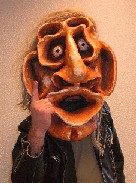 Eine Maske, entstanden bei der Theaterpädagogischen Fortbildung