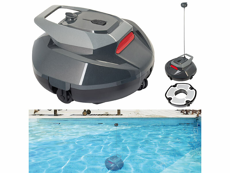 AGT Kabelloser Akku-Poolreiniger-Roboter PRR-100, bis 90 Min. Laufzeit, bis 80 m², www.pearl.de (Die Bildrechte liegen bei dem Verfasser der Mitteilung.) AGT Kabelloser Akku-Poolreiniger-Roboter PRR-100, bis 90 Min. Laufzeit, bis 80 m², www.pearl.de (Die Bildrechte liegen bei dem Verfasser der Mitteilung.)