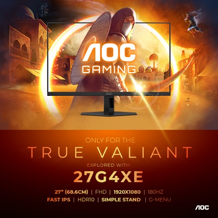 Einfache Integration, endlose Immersion - AOC GAMING 24G4XE und 27G4XE (Die Bildrechte liegen bei dem Verfasser der Mitteilung.)