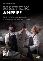 Deckblatt Arla Pro Broschüre zur Fußball-Europameisterschaft.