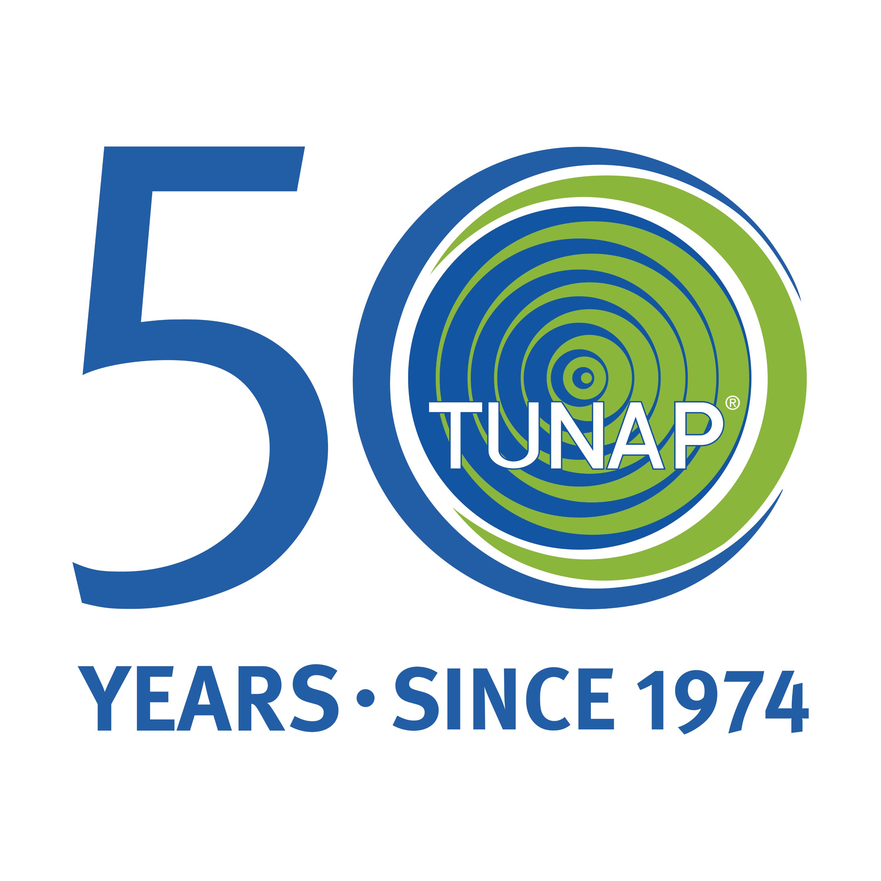 Das Jubiläumslogo von Tunap zum 50sten Geburtstag (Die Bildrechte liegen bei dem Verfasser der Mitteilung.) Das Jubiläumslogo von Tunap zum 50sten Geburtstag (Die Bildrechte liegen bei dem Verfasser der Mitteilung.)