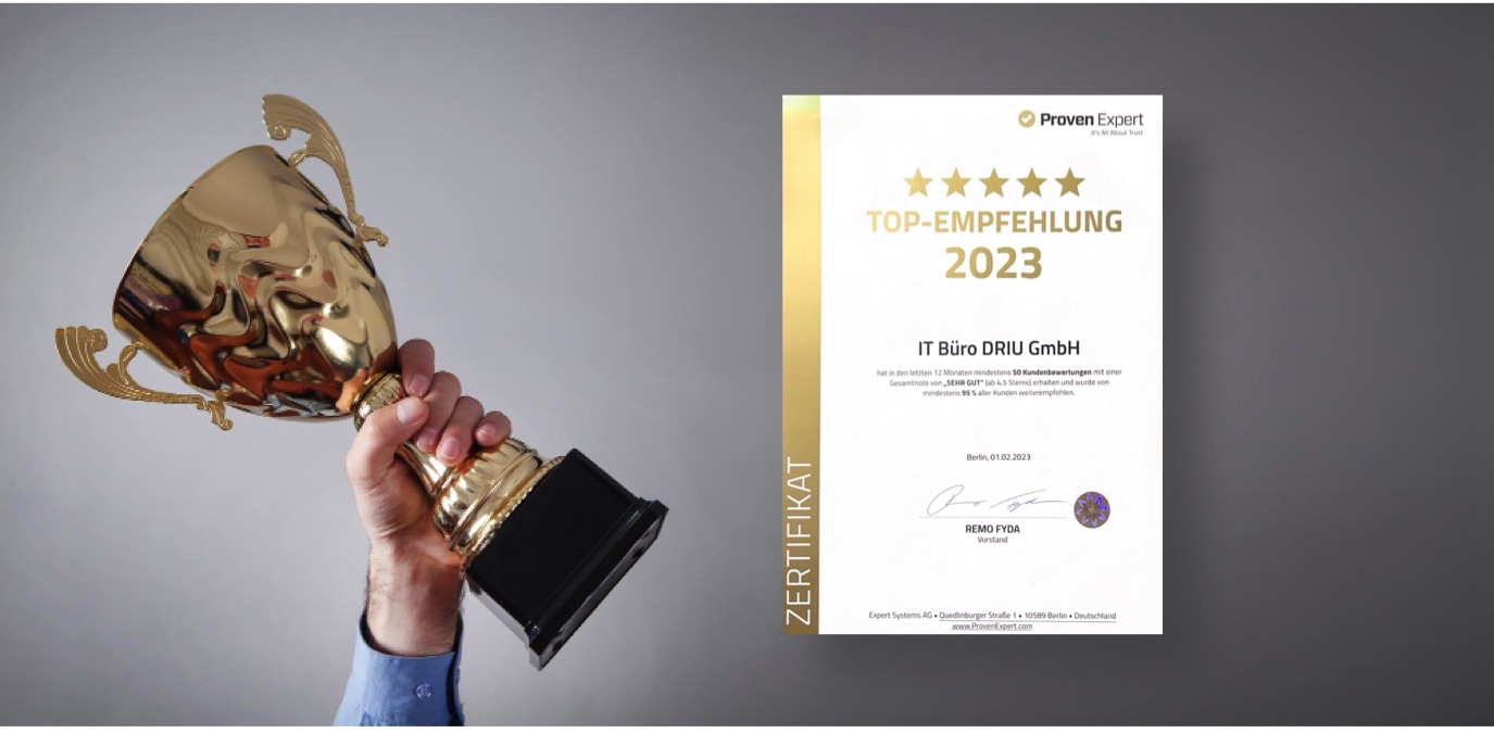 Auszeichnung DRIU GmbH Top Webdesigner München Auszeichnung DRIU GmbH Top Webdesigner München
