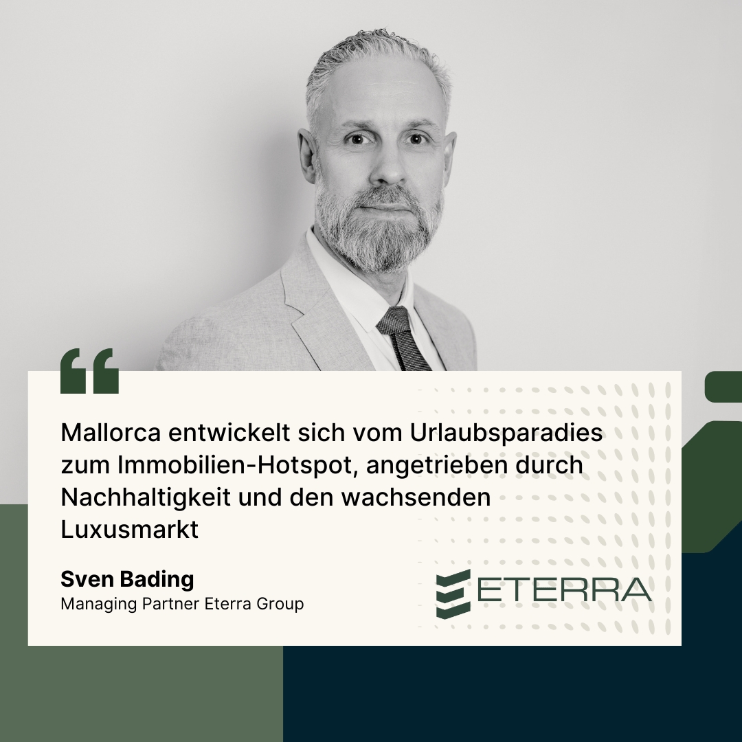 Sven Bading von der Eterra Gruppe - Immobilien-Hotspot auf Mallorca (Die Bildrechte liegen bei dem Verfasser der Mitteilung.) Sven Bading von der Eterra Gruppe - Immobilien-Hotspot auf Mallorca (Die Bildrechte liegen bei dem Verfasser der Mitteilung.)