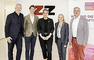 v.l. F. Oelschläger, V. Ulbricht, M. Neubaur, A. Eickhoff und M. Zimmermann;(c)DIE FAMILIENUNTERNEHM v.l. F. Oelschläger, V. Ulbricht, M. Neubaur, A. Eickhoff und M. Zimmermann;(c)DIE FAMILIENUNTERNEHM