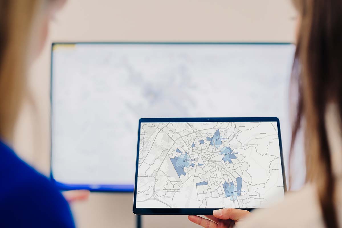 Standortanalysen mit Geomarketing-Software einfach datenbasiert erstellen (Die Bildrechte liegen bei dem Verfasser der Mitteilung.)