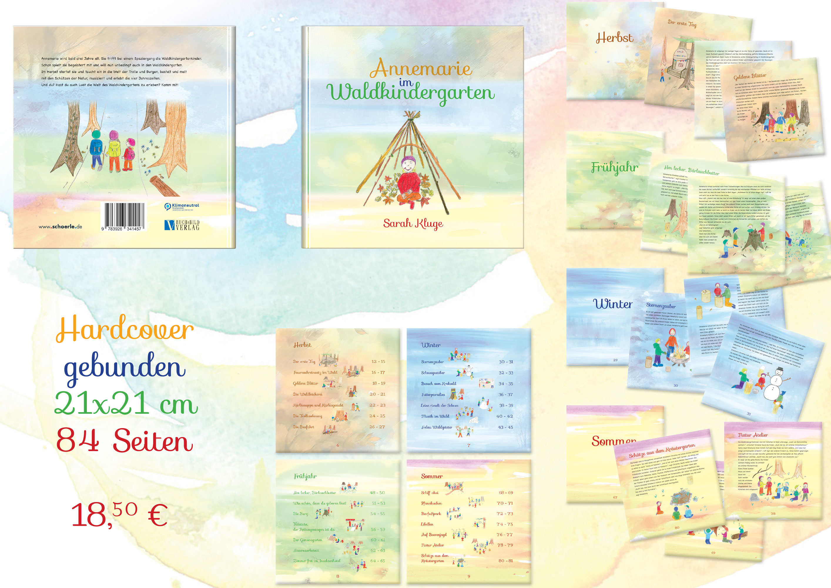 Annemarie im Waldkindergarten. Von Sarah Kluge. Buch