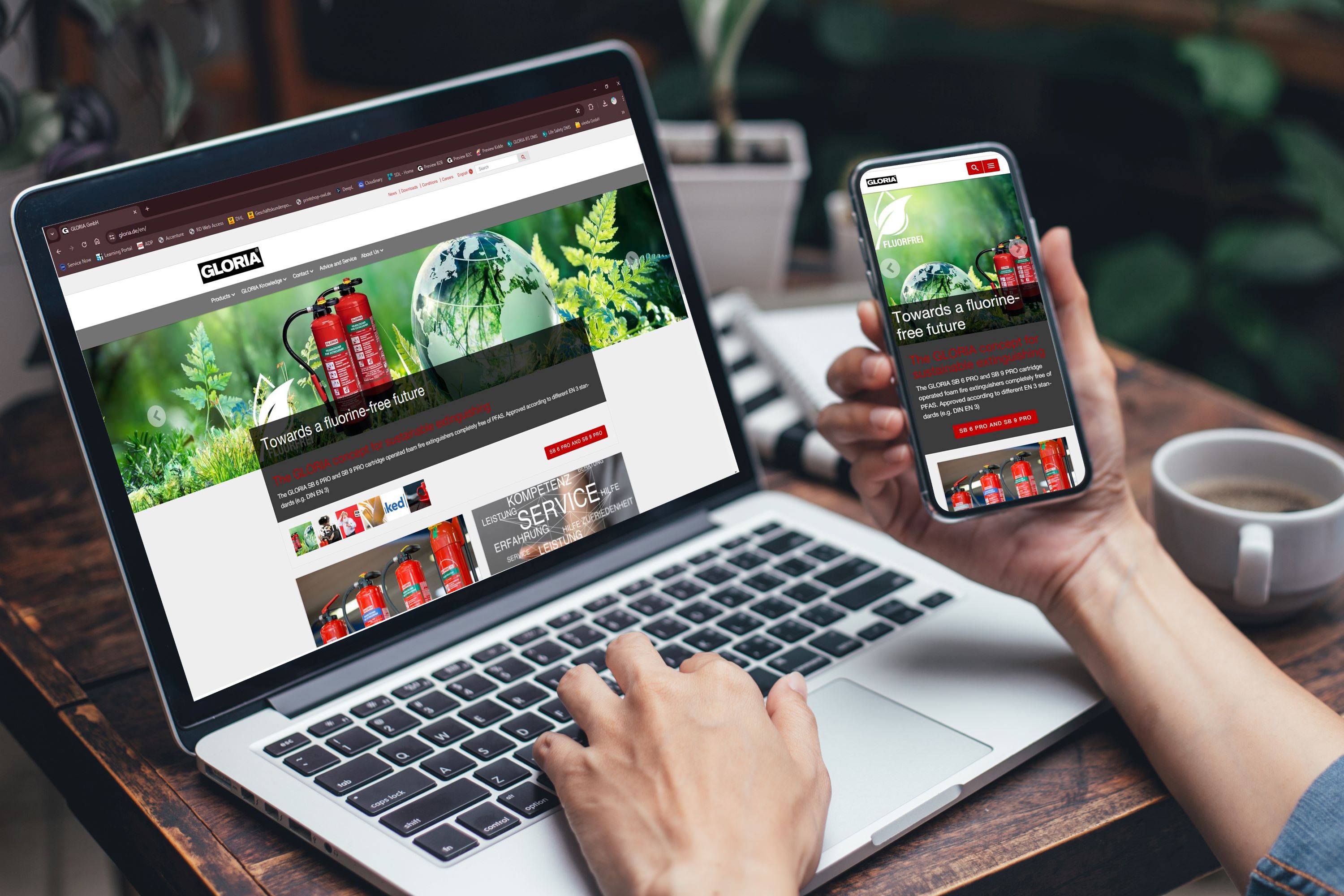 Die Gloria Website ist nun auch englischsprachig verfügbar (Bildquelle: GLORIA GmbH) Die Gloria Website ist nun auch englischsprachig verfügbar (Bildquelle: GLORIA GmbH)