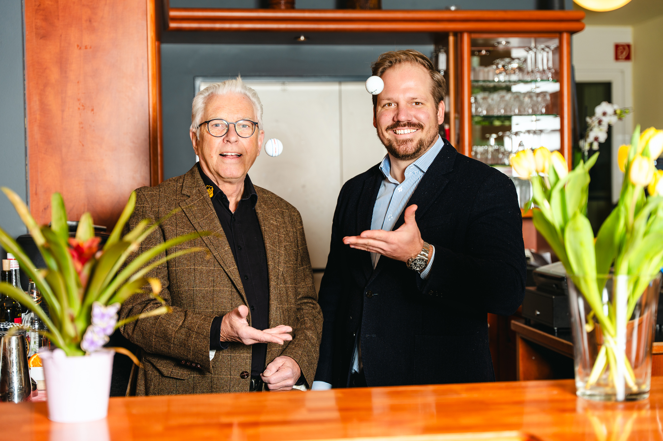 Herbert Ahlers, Vorsitzender SC Wentorf/Hauke Timm, GF Konstant Immobilien (Foto: Christian Thiem) Herbert Ahlers, Vorsitzender SC Wentorf/Hauke Timm, GF Konstant Immobilien (Foto: Christian Thiem)