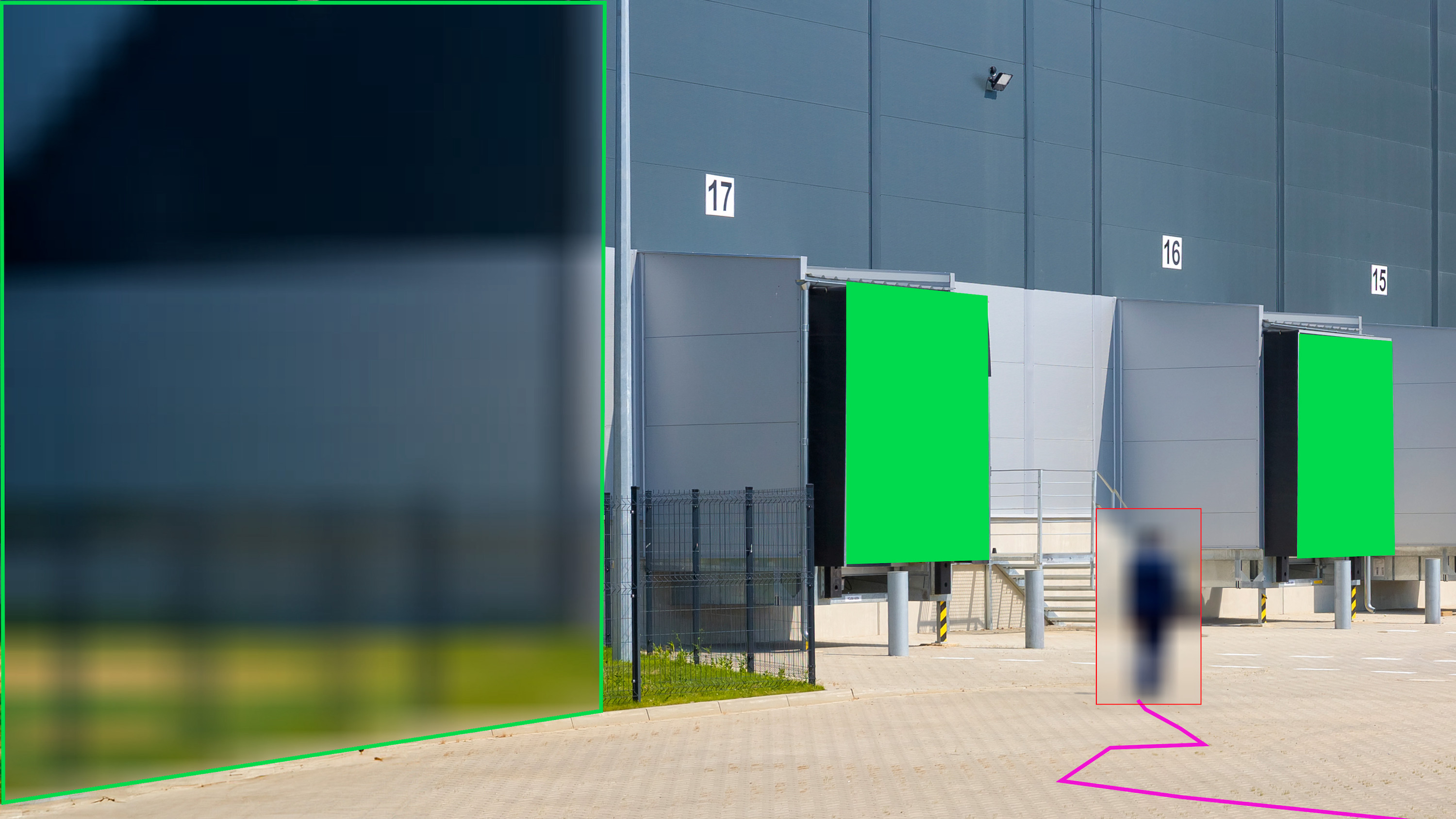 In der Software-Version 15 des IPS VideoManager sind Maskierungen oder Verschleierungen wählbar. (Bildquelle: Securiton Deutschland) In der Software-Version 15 des IPS VideoManager sind Maskierungen oder Verschleierungen wählbar. (Bildquelle: Securiton Deutschland)