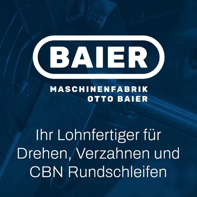 Baier Tools Lohnfertigung in Asperg Drehen, Fräsen, Verzahnen (Die Bildrechte liegen bei dem Verfasser der Mitteilung.) Baier Tools Lohnfertigung in Asperg Drehen, Fräsen, Verzahnen (Die Bildrechte liegen bei dem Verfasser der Mitteilung.)