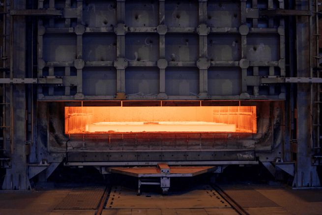 Elektrisch beheizter Industrieofen im Kanthal Stahlwerk im schwedischen Hallstahammar. (Bildquelle: Kanthal)