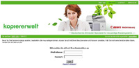 Kopiererwelt.de Login des Serviceportals 