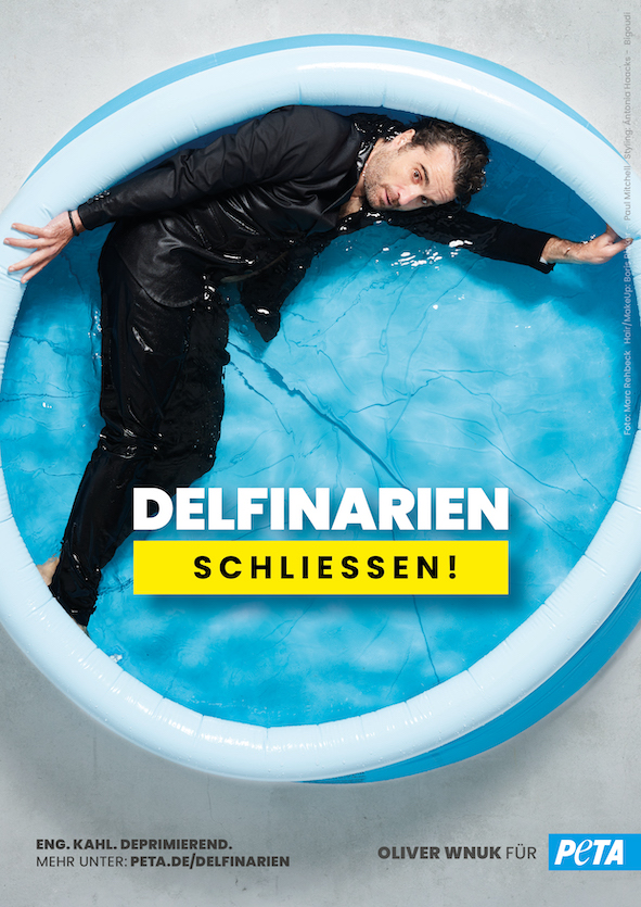 Schauspieler Oliver Wnuk (Bildquelle: Marc Rehbeck für PETA) Schauspieler Oliver Wnuk (Bildquelle: Marc Rehbeck für PETA)