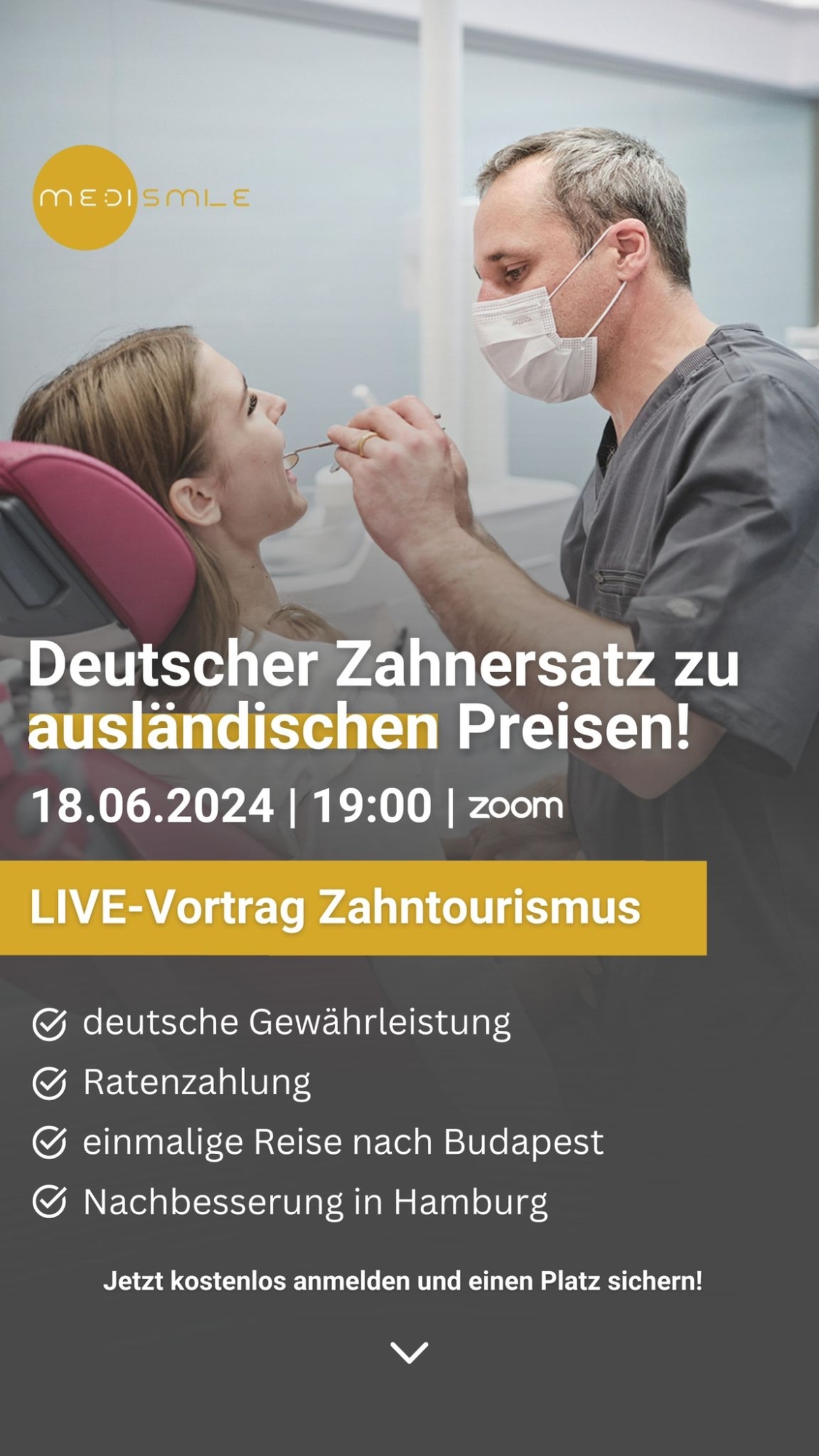 MEDISMILE: Erstmals Zahnersatz mit deutscher Gewährleistung zu ungarischen Preisen MEDISMILE: Erstmals Zahnersatz mit deutscher Gewährleistung zu ungarischen Preisen