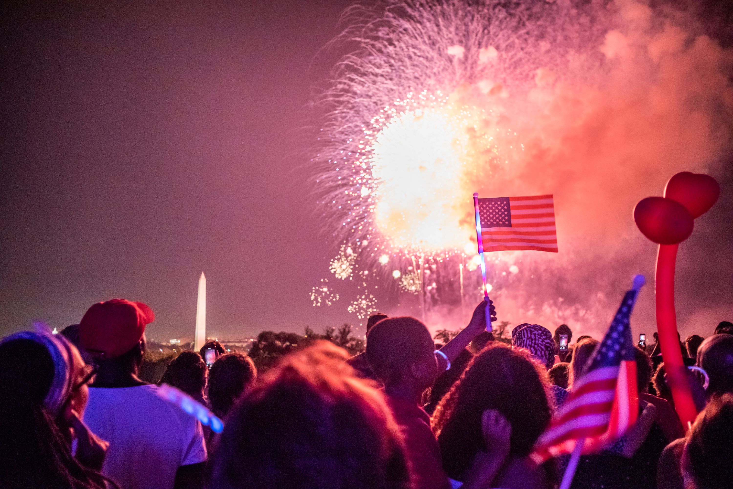Feuerwerk zum 4. Juli in Washington, DC. (Bildquelle: washington.org)