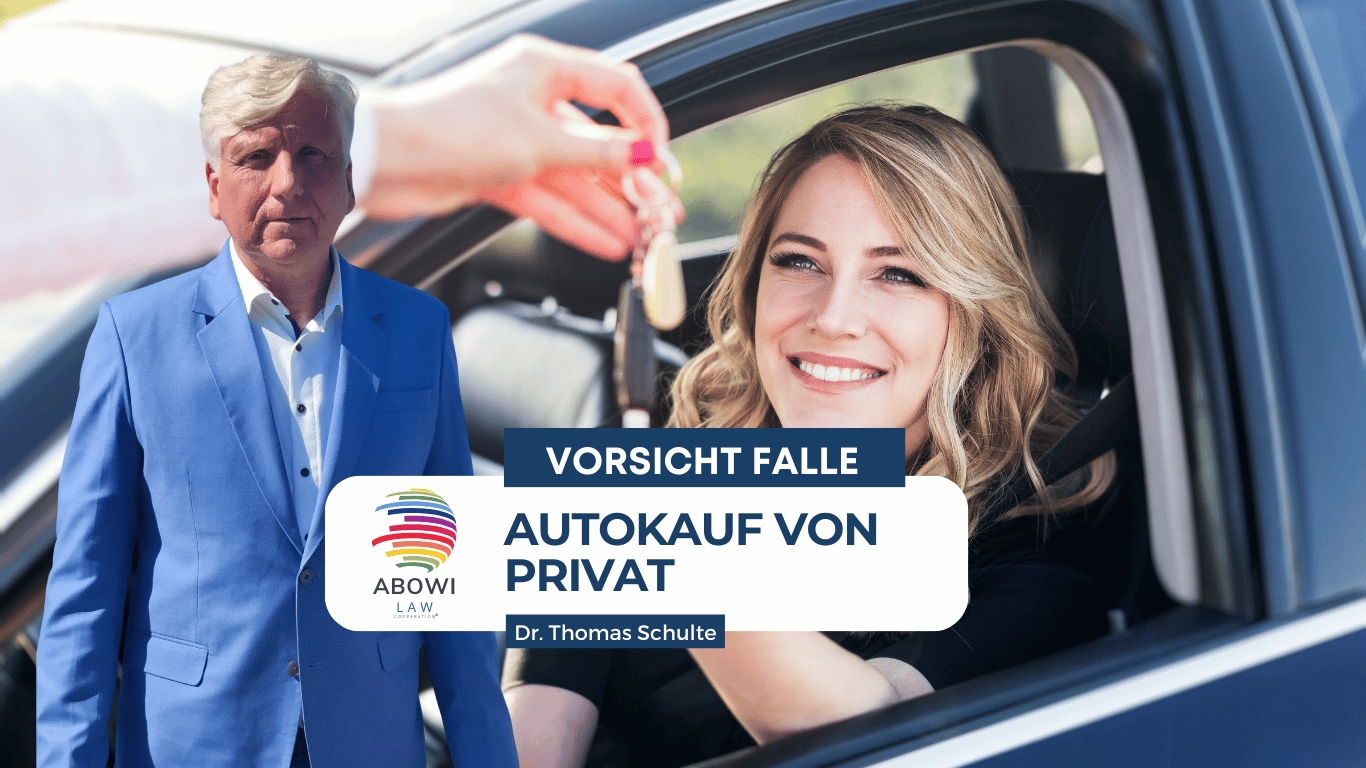 ABOWI Law - Gebrauchtwagenkauf von Privat (Die Bildrechte liegen bei dem Verfasser der Mitteilung.) ABOWI Law - Gebrauchtwagenkauf von Privat (Die Bildrechte liegen bei dem Verfasser der Mitteilung.)