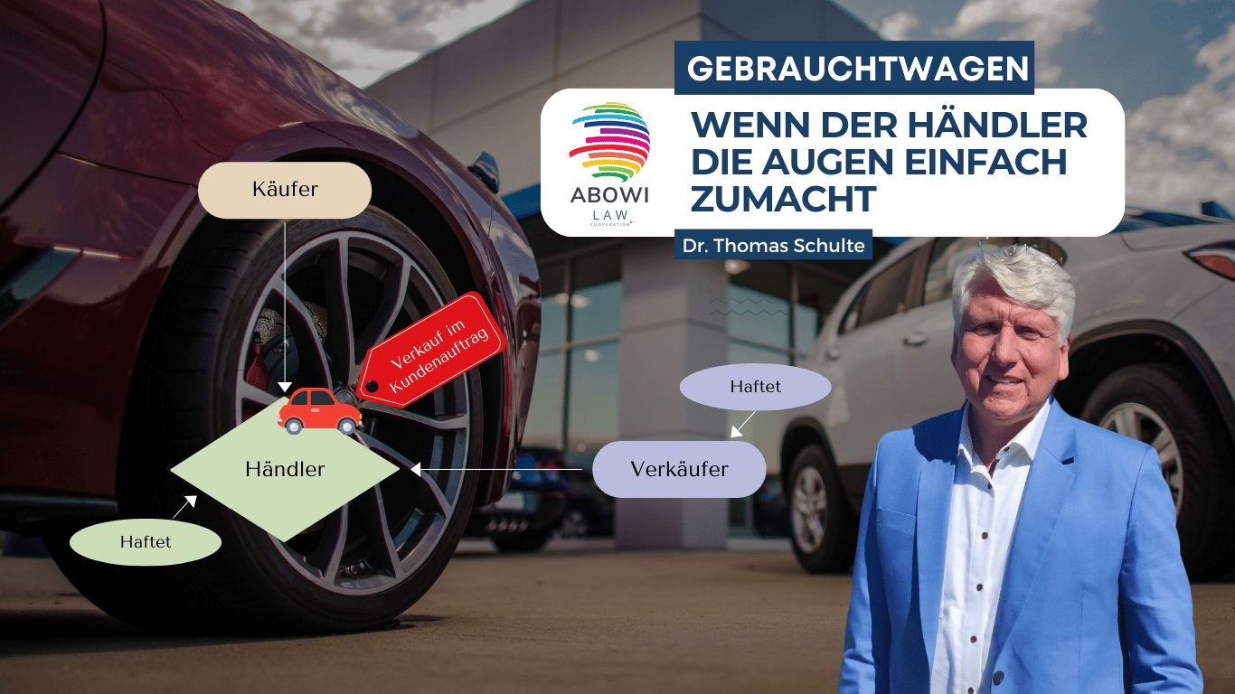 ABOWI Law - Autoha?ndler haften (Die Bildrechte liegen bei dem Verfasser der Mitteilung.)