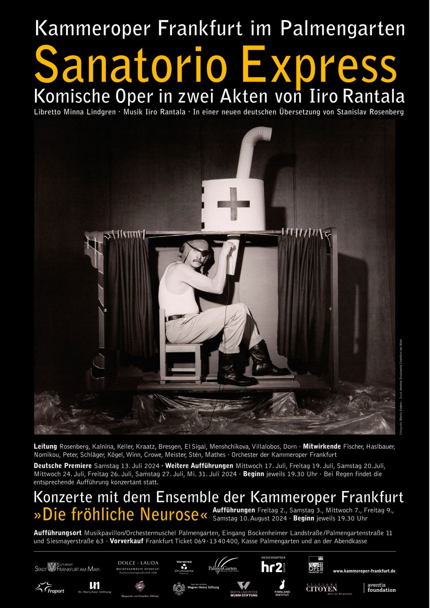 Sanatorio Express- Musik von Iiro Rantala©Kammeroper Frankfurt, Martin Pudenz