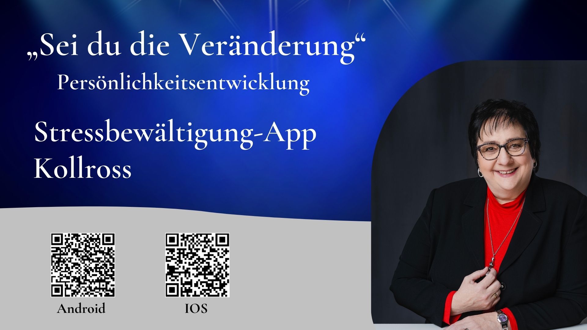 Stressbewältigung-App Kollross - Persönlichkeitsentwicklung der neuen Zeit auf dem Handy (Die Bildrechte liegen bei dem Verfasser der Mitteilung.) Stressbewältigung-App Kollross - Persönlichkeitsentwicklung der neuen Zeit auf dem Handy (Die Bildrechte liegen bei dem Verfasser der Mitteilung.)