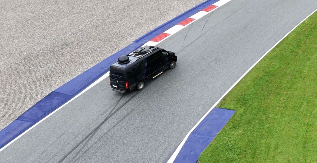 AARTOS DDS X9 auf dem Red Bull Ring (© Aaronia AG) AARTOS DDS X9 auf dem Red Bull Ring (© Aaronia AG)
