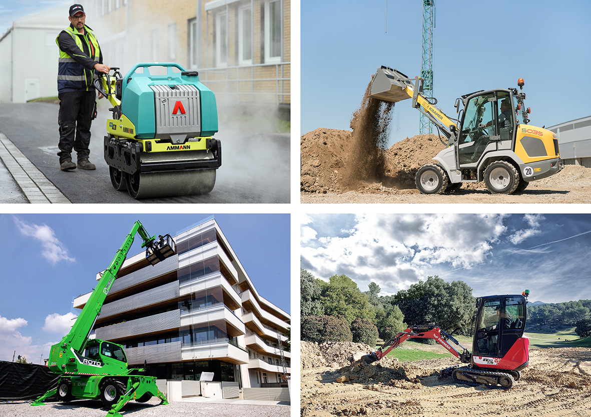Auf der NordBau präsentiert HKL einige Highlights der Hersteller Amman, Kramer, Merlo und Yanmar. (Die Bildrechte liegen bei dem Verfasser der Mitteilung.)