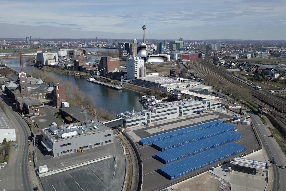 Asahi Kasei Europe - Lage am Hafen Düsseldorf (Bildquelle: Asahi Kasei) Asahi Kasei Europe - Lage am Hafen Düsseldorf (Bildquelle: Asahi Kasei)