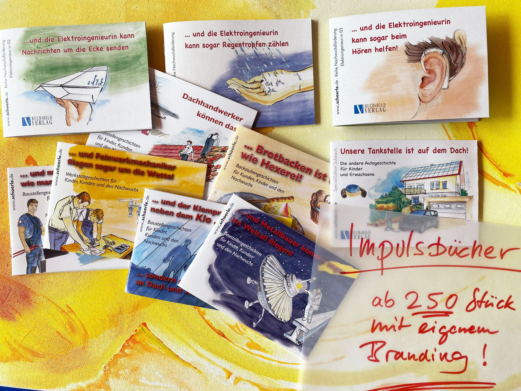 Ein Buch als Werbegeschenk für Familien. Die Impulsbücher des Buch & Bild Verlags, Hajo Schörle