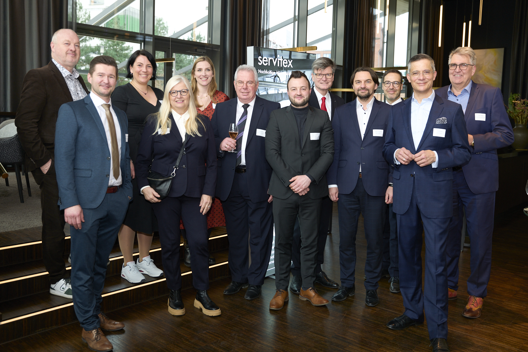 Team Servitex-Wäschereien & Servitex-Team.