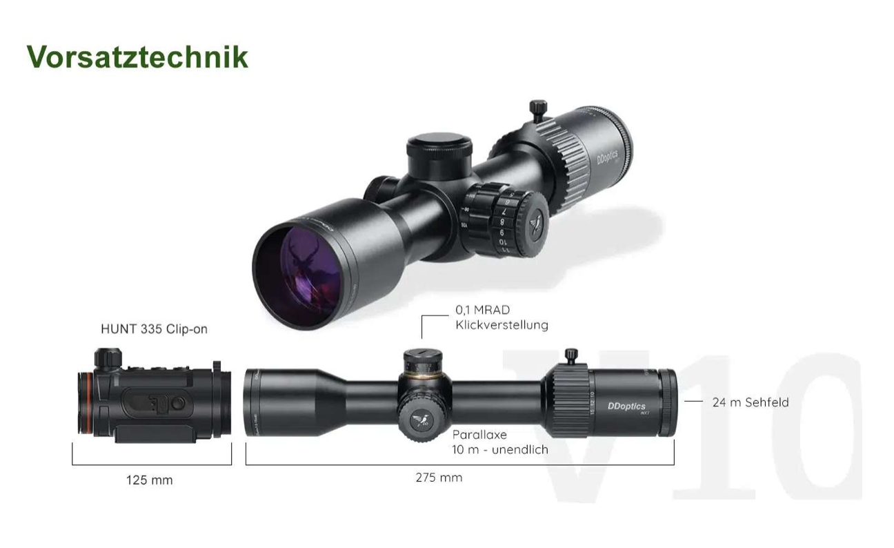 Passend für jede Jagdart: Das Zielfernrohr"NTX V10 1,5-15x40" (Bildquelle: DDoptics) Passend für jede Jagdart: Das Zielfernrohr"NTX V10 1,5-15x40" (Bildquelle: DDoptics)
