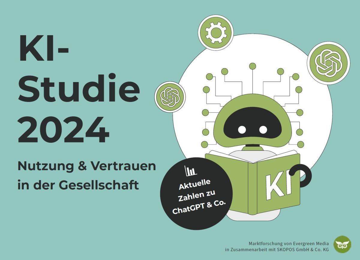 KI-Studie 2024 von Evergreen Media (© ) KI-Studie 2024 von Evergreen Media (© )